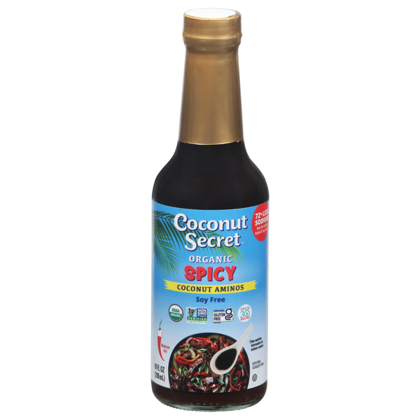 Coconut Secret Coconut Aminos, Organic, Spicy hero