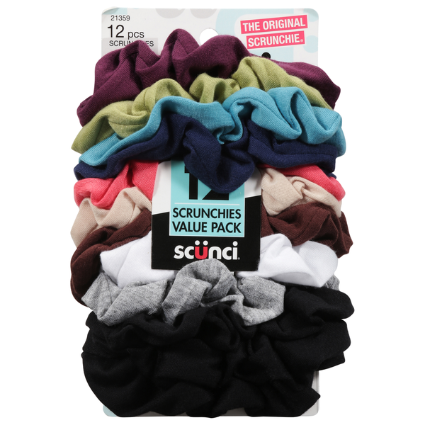 Hair Care scünci Scrunchies, Value Pack hero