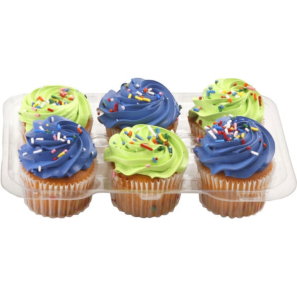 Bakery Cakes & Cupcakes Food Lion Yellow Cupcake with Vanilla Whipped Frosting 6ct hero