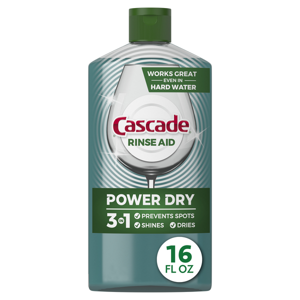 Dish Detergents Cascade Power Dry Dishwasher Rinse Aid hero