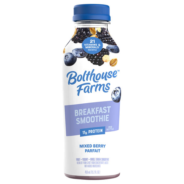 Juice & Nectars Bolthouse Farms Mixed Berry Parfait Smoothie hero