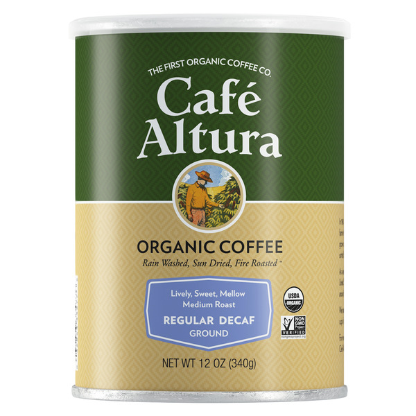 Coffee Cafe Altura Organic Coffee Decaf Regular Roast hero