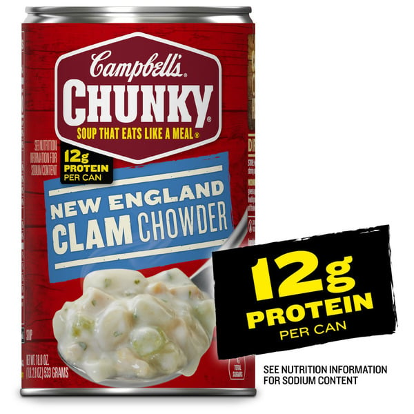 Food Campbell's New England Clam Chowder hero