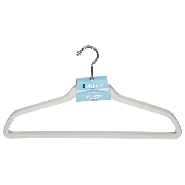 Whitmor Suit Hangers, Gray hero