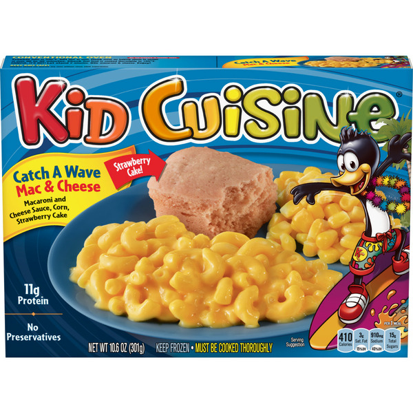 Frozen Meals Kid Cuisine Catch A Wave Mac And Cheese hero