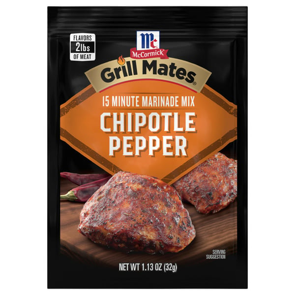 Instant Foods McCormick® Chipotle Pepper Marinade Seasoning Mix hero