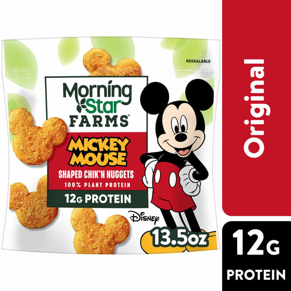 Frozen Meals MorningStar Farms Incogmeato Chik'n Nuggets, Vegan Plant Based Protein, Frozen Meal Starter, Original hero