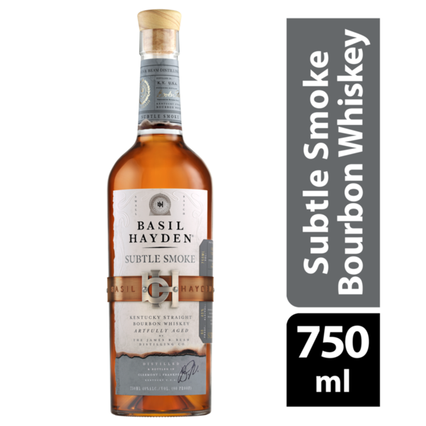 Liquor Basil Hayden Subtle Smoke Kentucky Straight Bourbon Whiskey hero