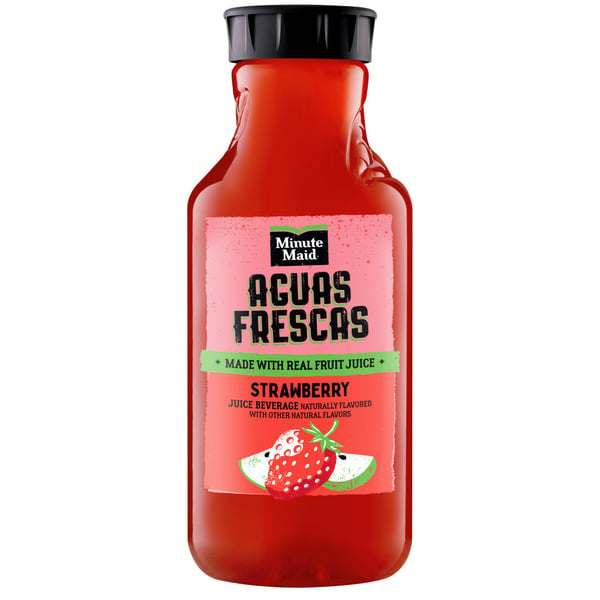 Minute Maid Aguas s Strawberry Bottle hero