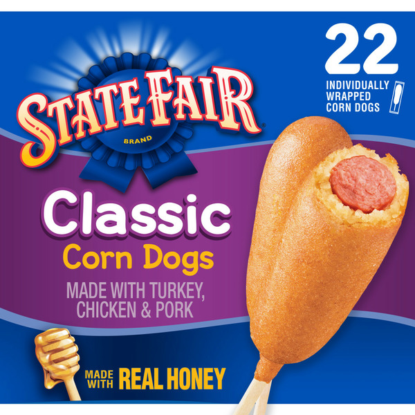 Frozen Appetizers & Sides State Fair Classic Corn Dogs, Frozen hero