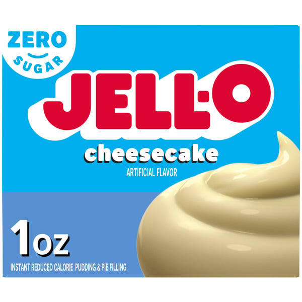 Baking & Supplies Jell-O Zero Sugar Cheesecake Flavor Instant Pudding & Pie Filling hero