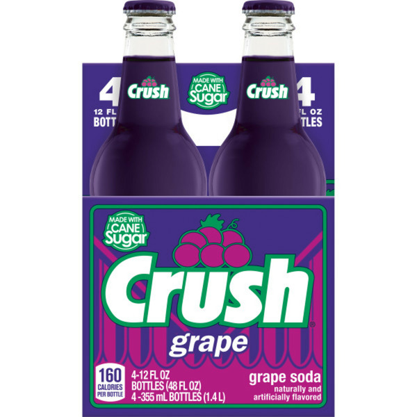 Soft Drinks Crush Grape Soda Made with Sugar hero