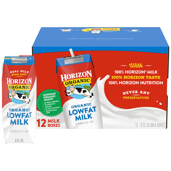 Milk Horizon Organic Lowfat Milk hero