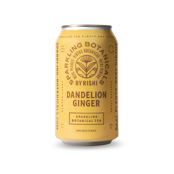 Water, Seltzer & Sparkling Water Rishi Tea & Botanicals Sparkling Botanicals, Dandelion Ginger hero