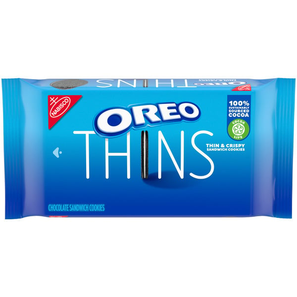 Cookies & Cakes Oreo Thins Chocolate Sandwich Cookies hero