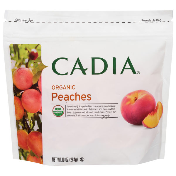 Frozen Produce CADIA Peaches, Organic hero