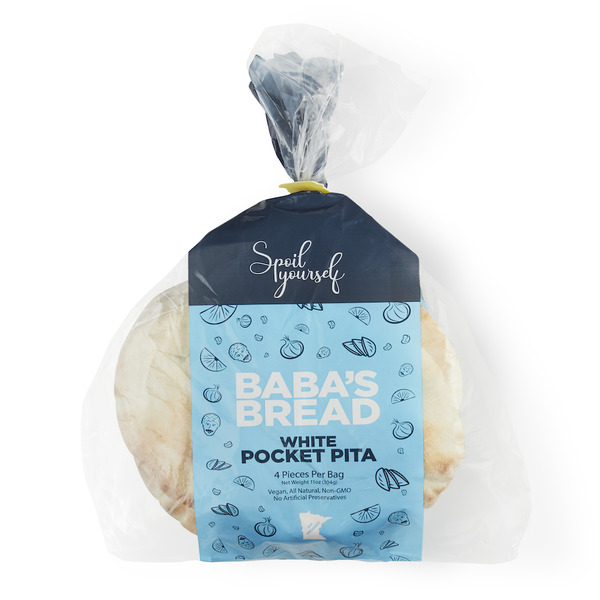 Tortillas & Flat Bread Baba's White Pocket Pita hero