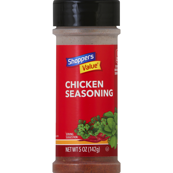 Marinades & Meat Preparation Shoppers Value Seasoning, Chicken hero