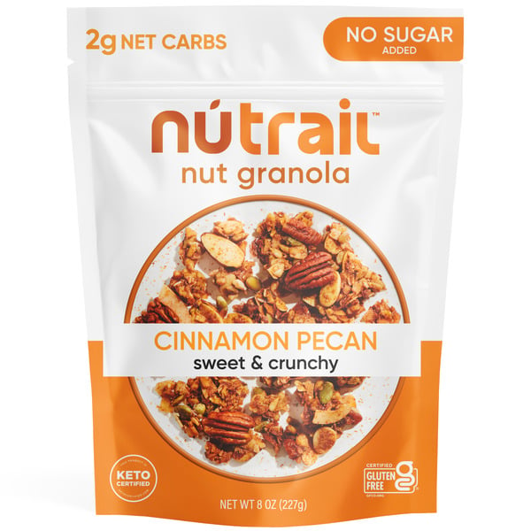 Cereal NuTrail Cinnamon Pecan, No Sugar Added, Nut Granola hero