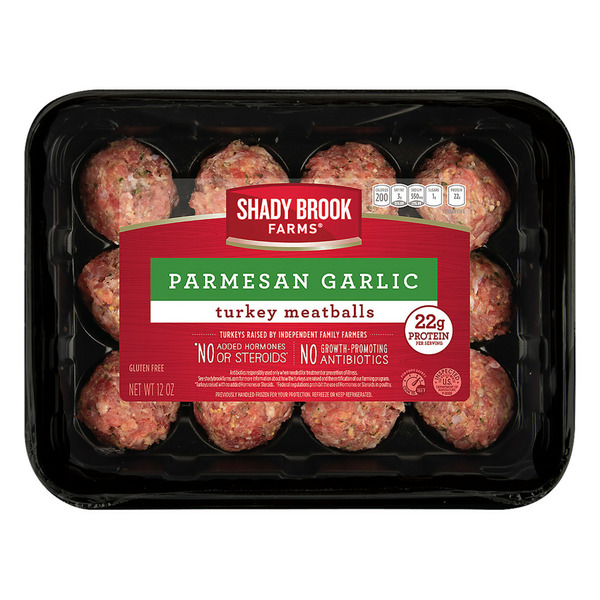 Poultry Counter Shady Brook Farms® Parmesan Garlic Turkey Meatballs hero