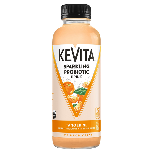 Refrigerated KeVita Tangerine Flavored Beverages Chilled hero