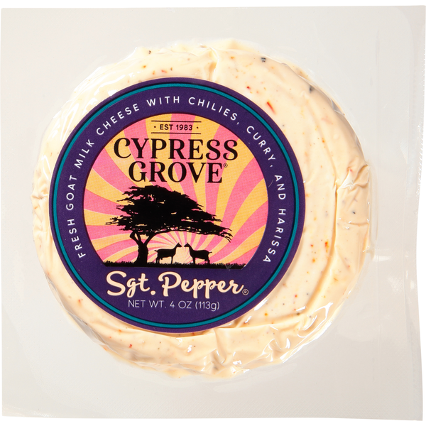 Specialty Cheeses Cypress Grove Cheese, Goat Milk, Fresh hero