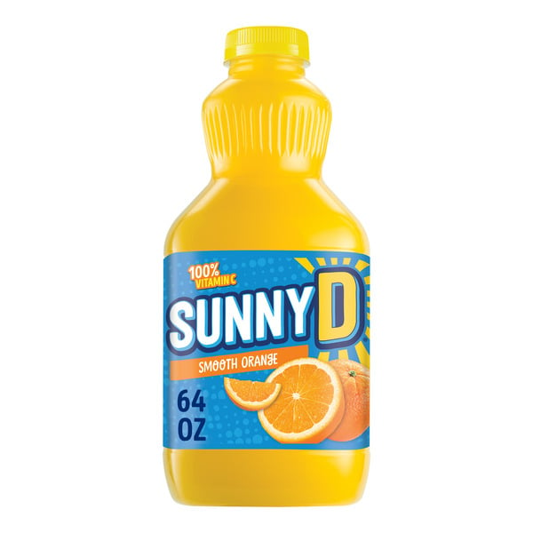 Refrigerated Juice, Coffee, & Tea SunnyD Smooth Orange Juice Drink hero