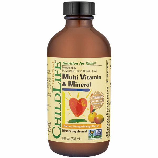 ChildLife Multi Vitamin & Mineral, Natural Orange/Mango Flavor hero