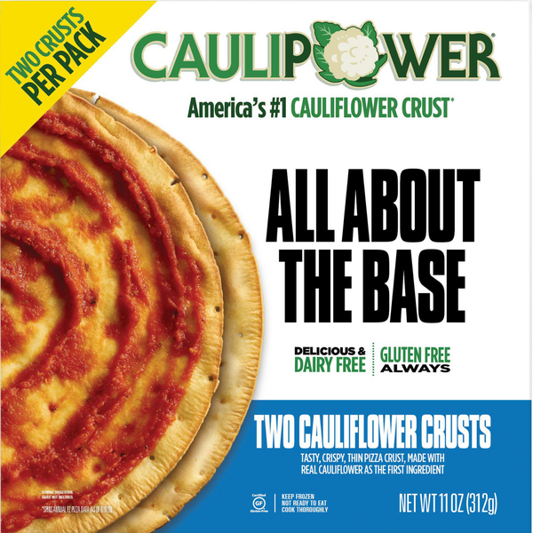 Frozen Pizza Caulipower Cauliflower Crusts, All About the Base hero