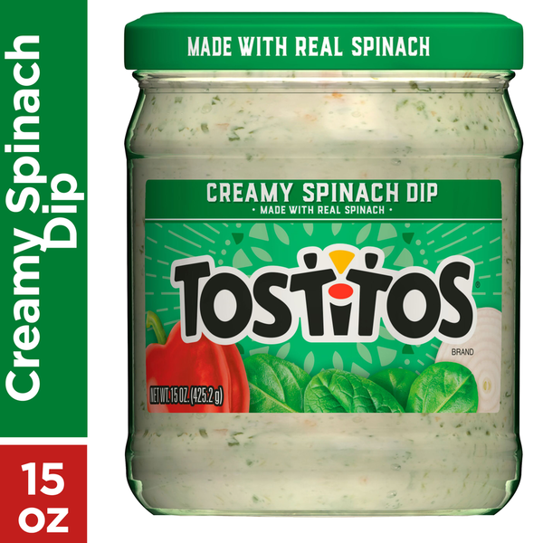 Fresh Dips , Salsa & Tapenades Tostitos Creamy Spinach Dip hero