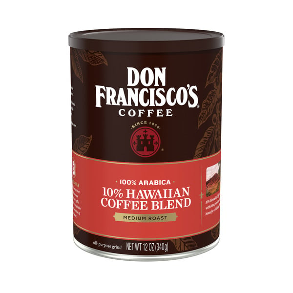 Coffee Don Francisco's Coffee Hawaiian Blend, Medium Roast Ground Coffee hero