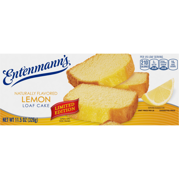 Cookies & Cakes Entenmann's Lemon Loaf Cake hero