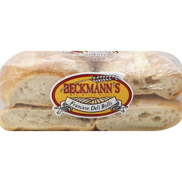 Buns & Rolls Beckmann's Rolls, Francese Deli hero