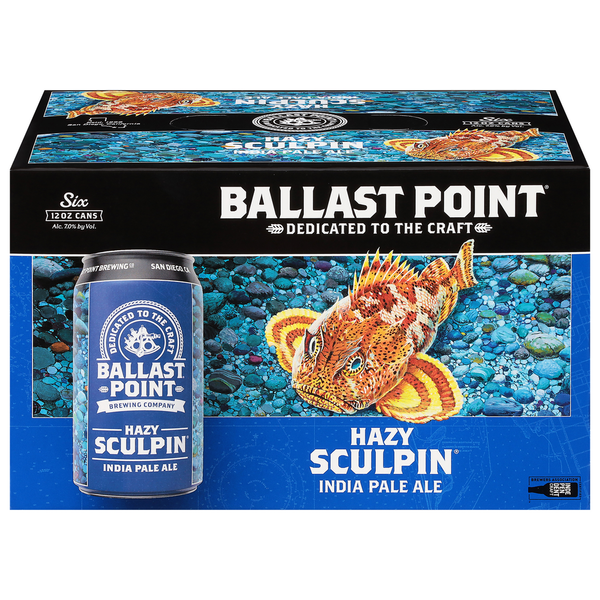 Beer Ballast Point Brewing Co. Beer, India Pale Ale, Hazy Sculpin hero