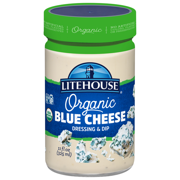 Salad Dressing & Toppings Litehouse Dressing & Dip, Blue Cheese, Organic hero