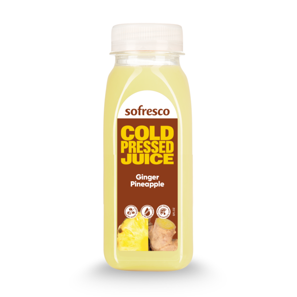 Juice & Nectars Sofresco Ginger Pineapple Cold Pressed Juice hero