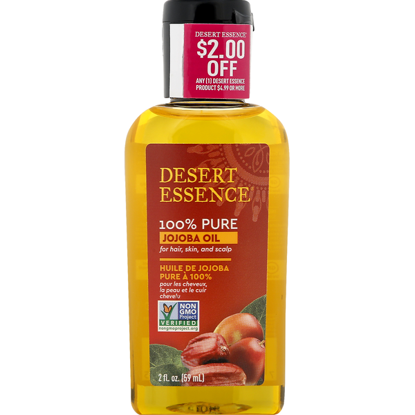 Facial Care Desert Essence Jojoba Oil, 100% Pure hero