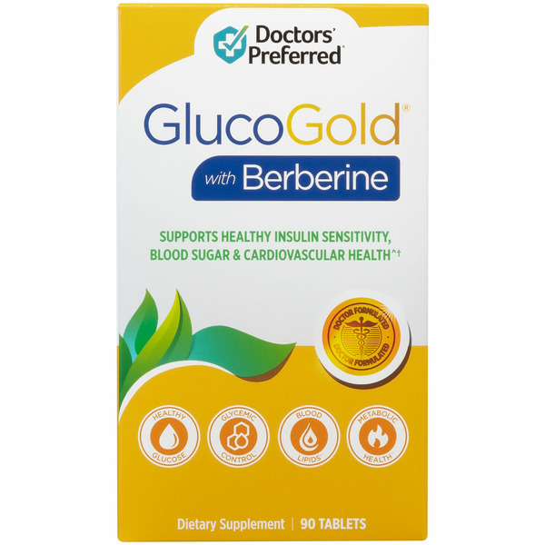 Doctors’ Preferred GlucoGold Tablets With Berberine hero