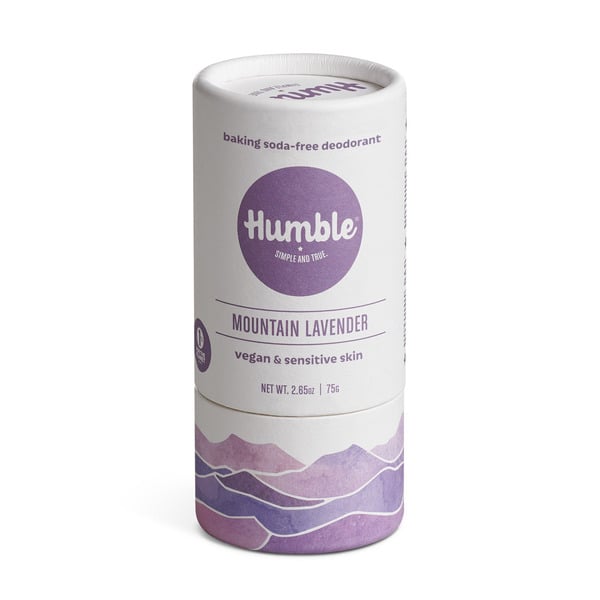 Deodorants Humble Brands Vegan & Sensitive, Mountain Lavender, Plastic Free Deodorant hero