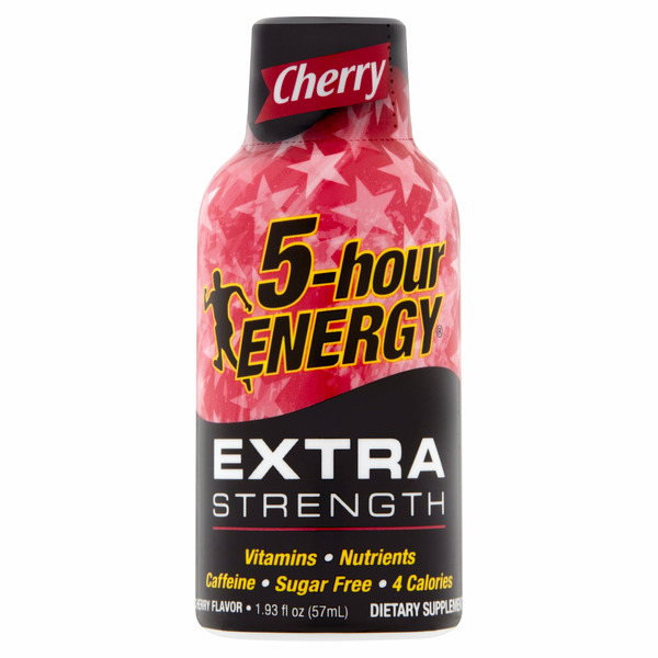 Vitamins & Supplements 5-hour ENERGY Extra Strength Cherry Flavor Energy Drink hero