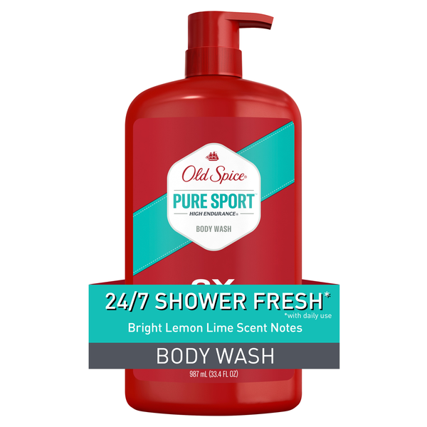 Body Lotions & Soap Old Spice High Endurance Body Wash for Men, Pure Sport Scent hero