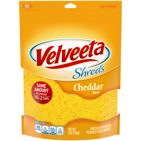 Packaged Cheese VELVEETA Shreds hero