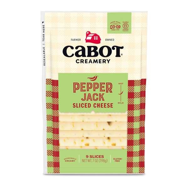 Specialty Cheeses Cabot Pepper Jack Sliced Cheese hero