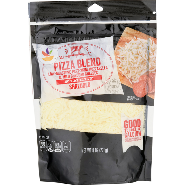 Packaged Cheese Store Brand Finely Shredded Cheese, Pizza Blend hero