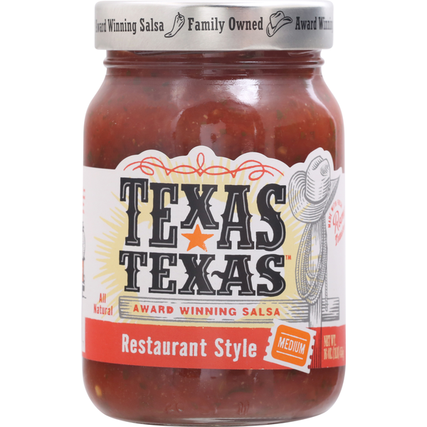 Preserved Dips & Spreads Texas Texas Salsa, Restaurant Style, Medium hero