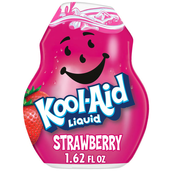 Cocoa & Drink Mixes Kool-Aid Liquid Strawberry Artificially Flavored Soft Drink Mix hero