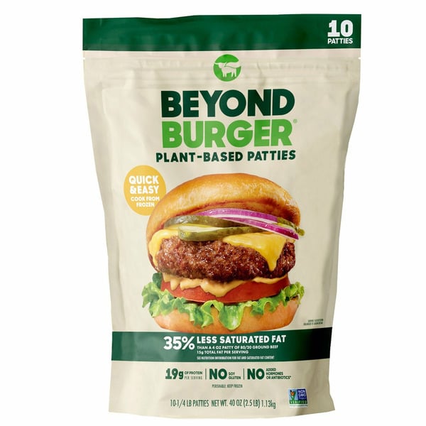 Frozen Meat & Seafood Beyond Meat Beyond Burger Beyond Burger, Plant-Based Patties hero