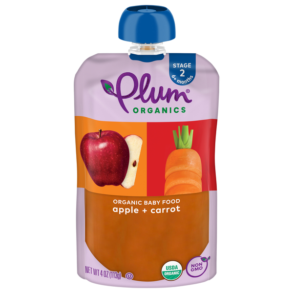 Baby Food & Formula Plum Organics Apple & Carrot hero