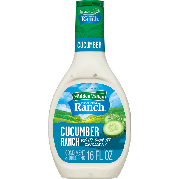 Condiments Hidden Valley Cucumber Ranch Topping and Dressing hero