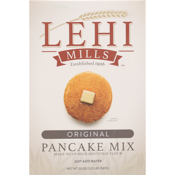 Hot Cereal & Pancake Mixes Lehi Mills Pancake Mix, Original hero